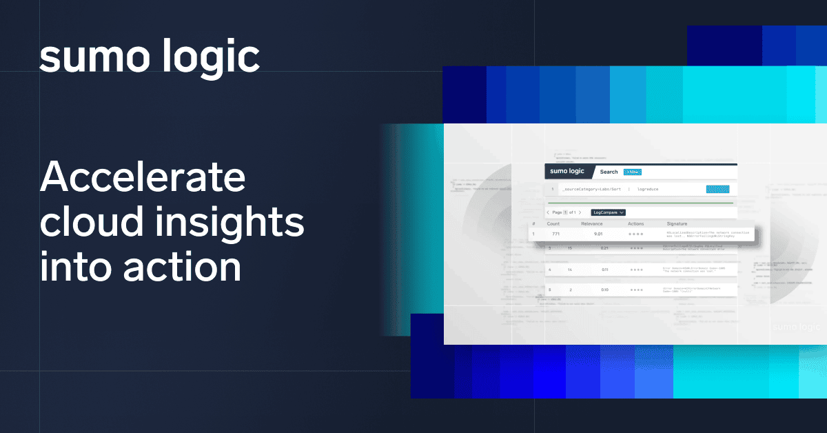 Preview of Cloud log management, monitoring, SIEM tools Sumo Logic
