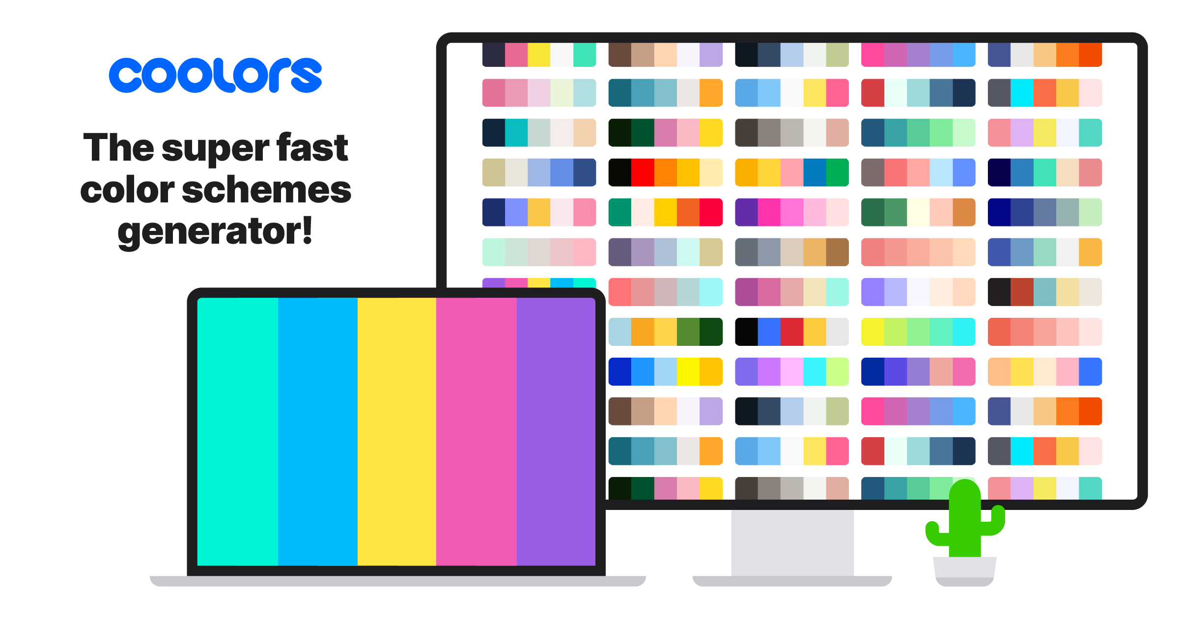 Preview of Coolors - The super fast color palettes generator!