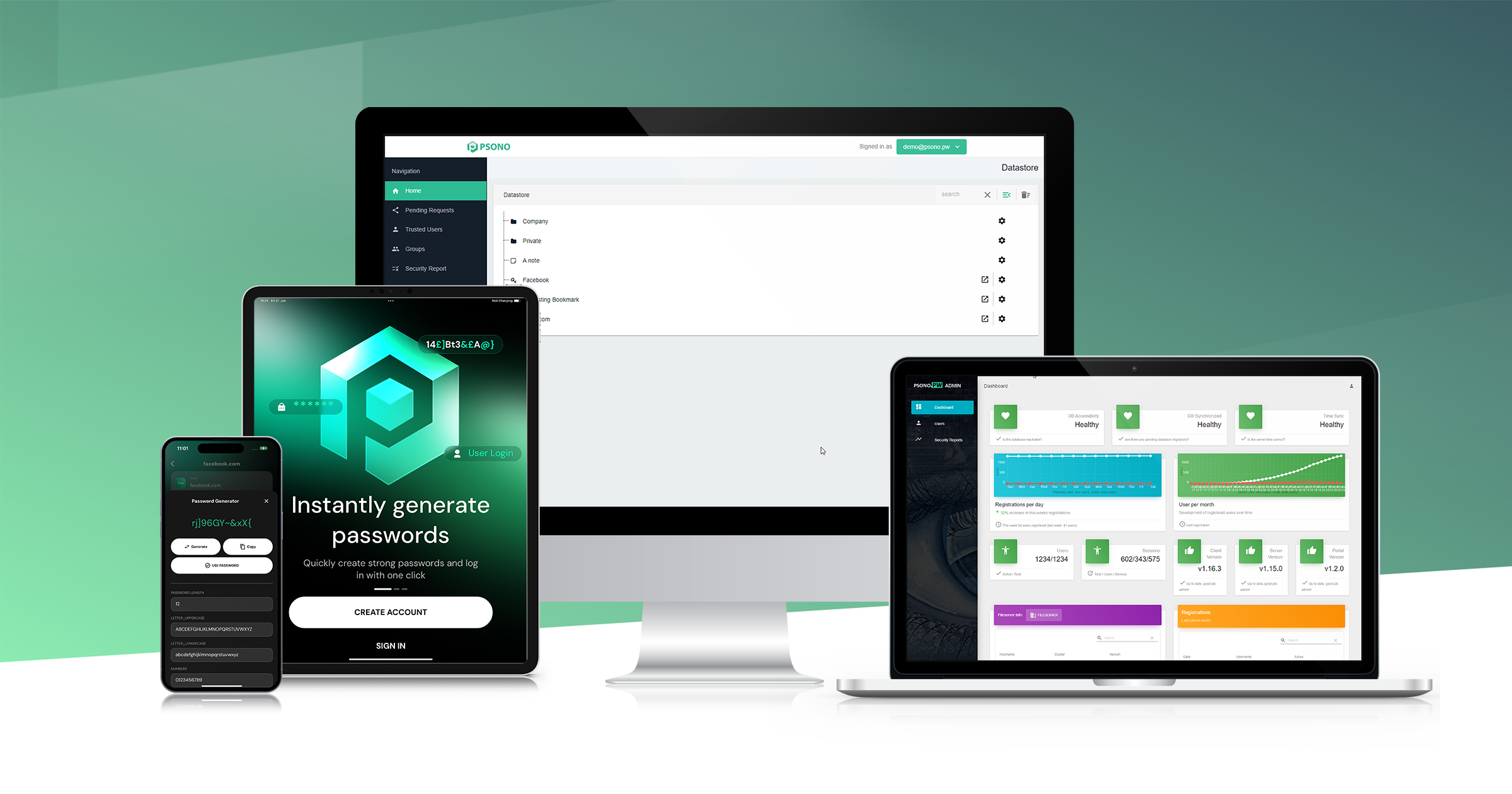 Preview of Psono - Self Hosted and Open Source Password Manager for Companies