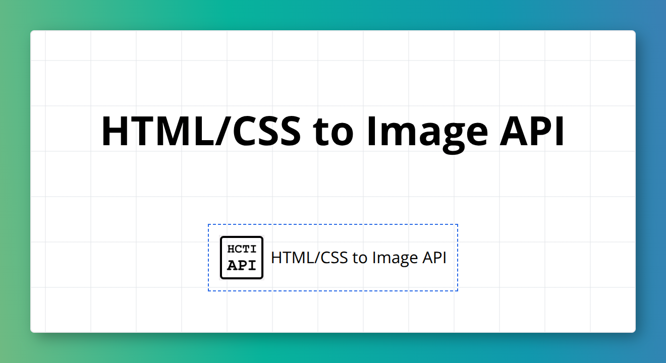 Preview of HTML/CSS to Image API - Automate your image generation