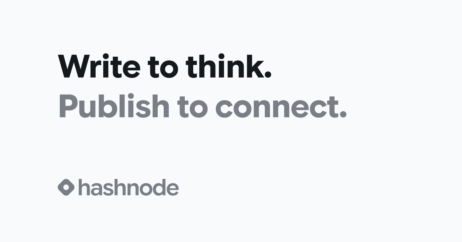 Preview of Hashnode — Blogging Platform for Builders in Tech
