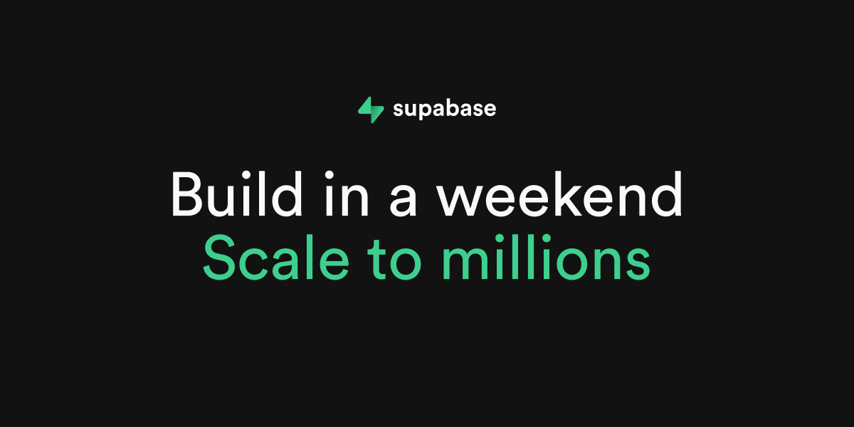 Preview of Supabase | The Postgres Development Platform.OpenAI logoHugging Face logo