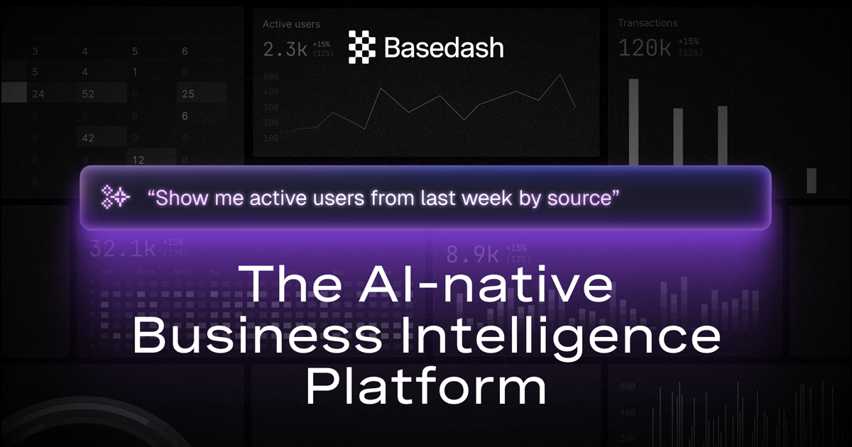Preview of Basedash | The AI-native Business Intelligence Platform