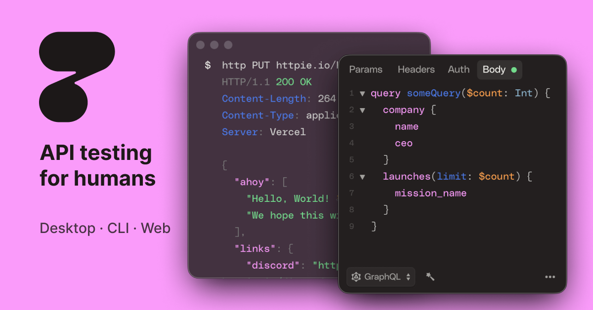Preview of HTTPie – API testing client that flows with you