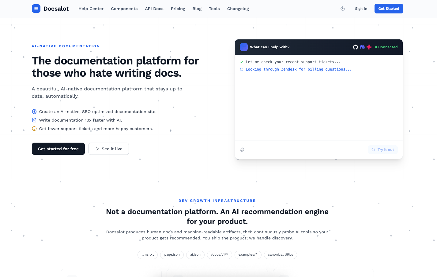 Preview of DocsAlot - Docs Manager Your Projects