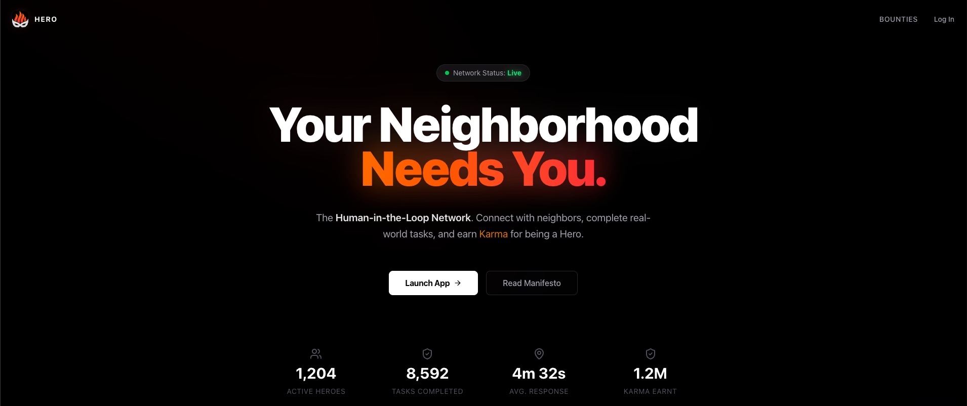 Preview of HERO | Humanity, Verified.