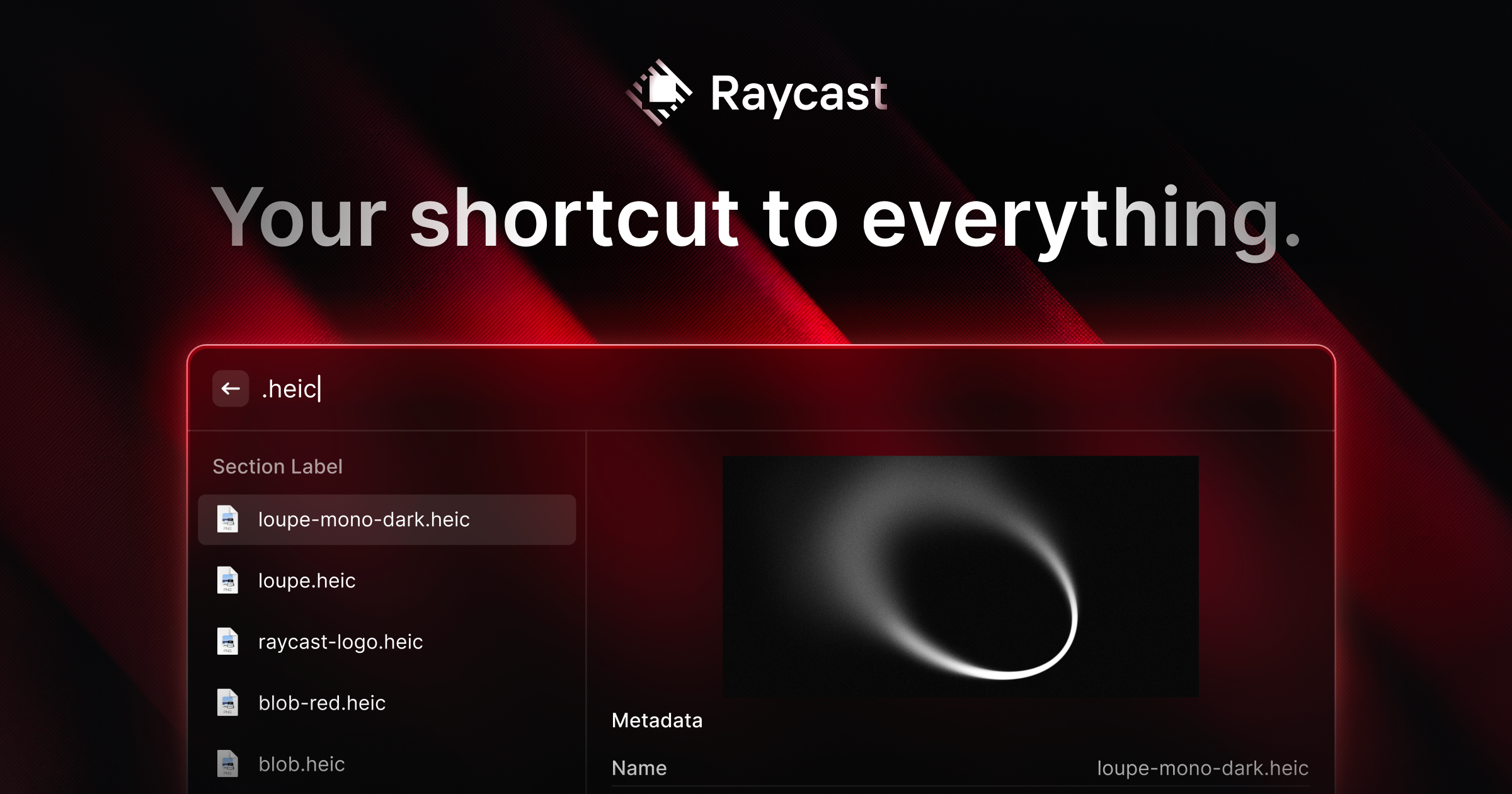 Preview of Raycast - Your shortcut to everything
