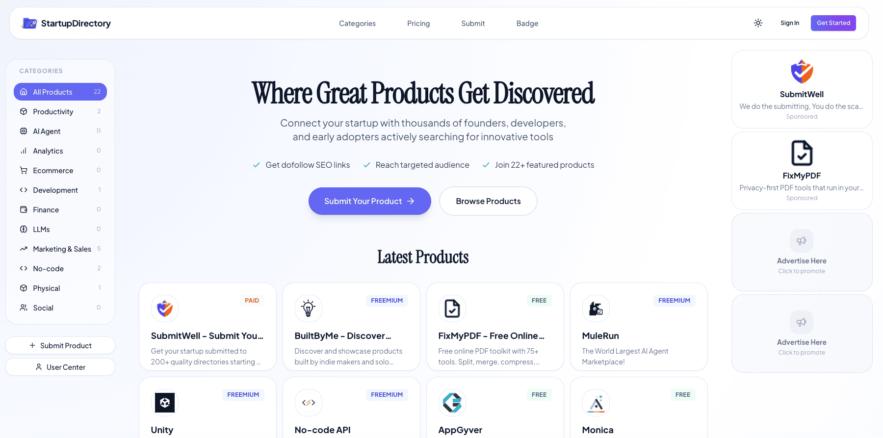 Preview of Startup Directory