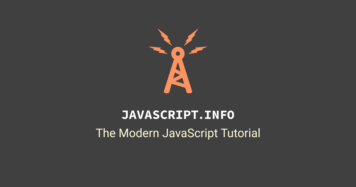 Preview of The Modern JavaScript Tutorial