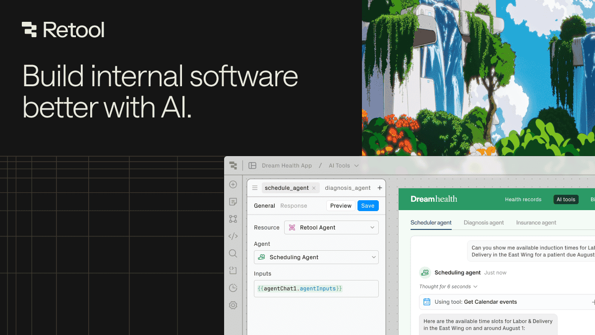Preview of Retool | Build internal software better, with AI.