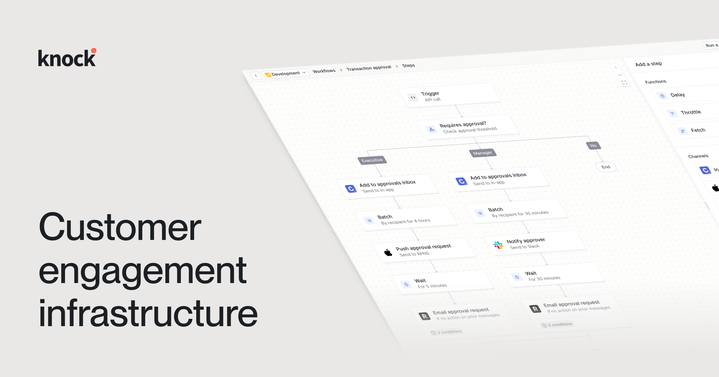 Preview of Knock | Customer engagement infrastructure