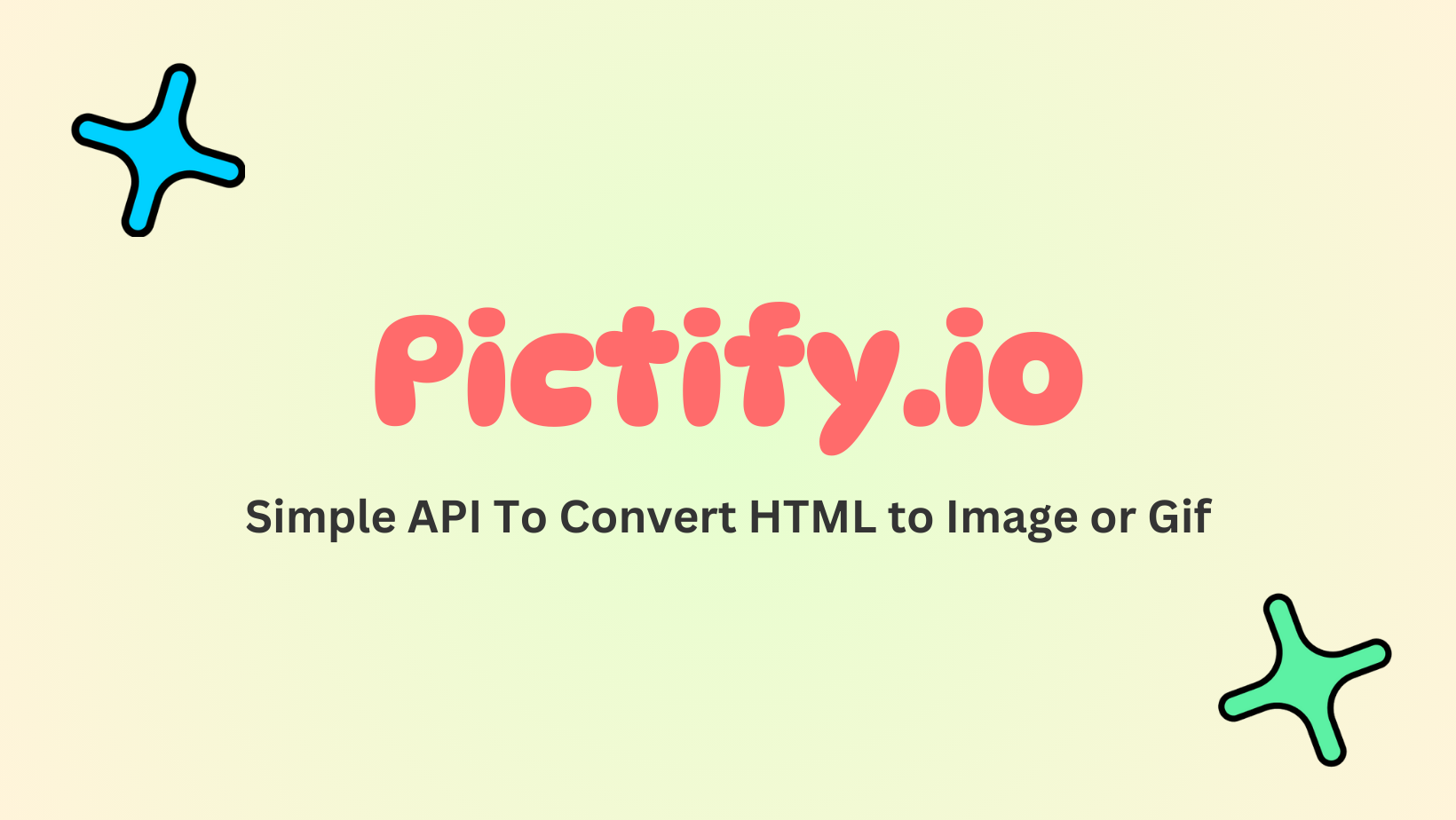 Preview of Pictify.io | Dynamic Image Generation API â No Puppeteer, No Infra