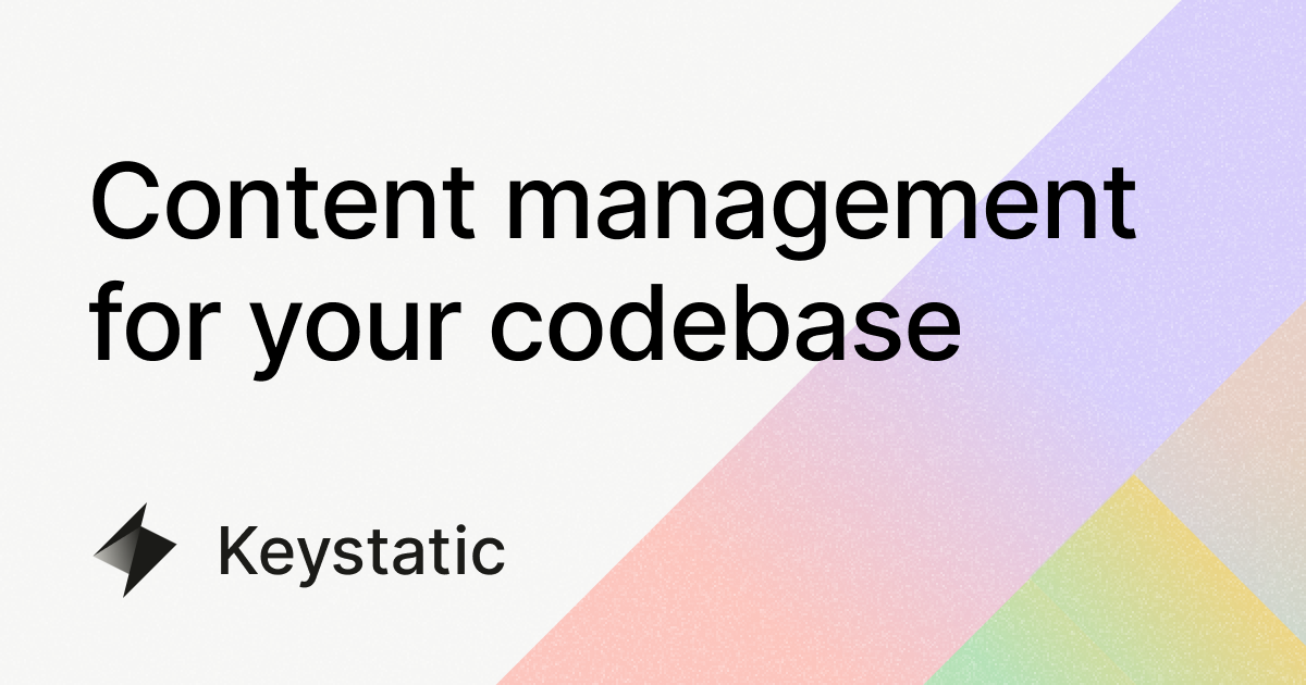 Preview of Keystatic