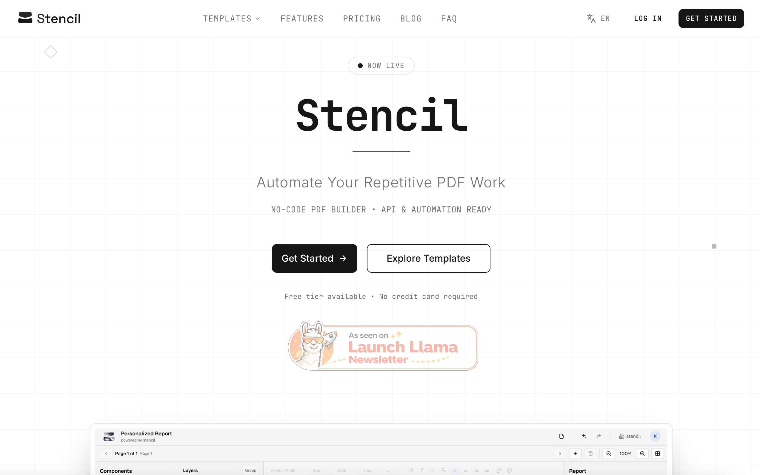 Preview of StencilPDF