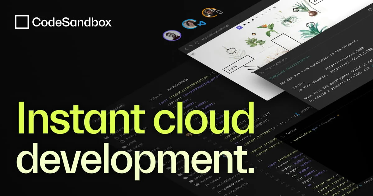Preview of CodeSandbox: Instant Cloud Development Environments