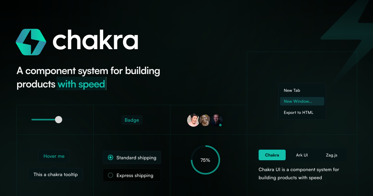 Preview of Chakra UI