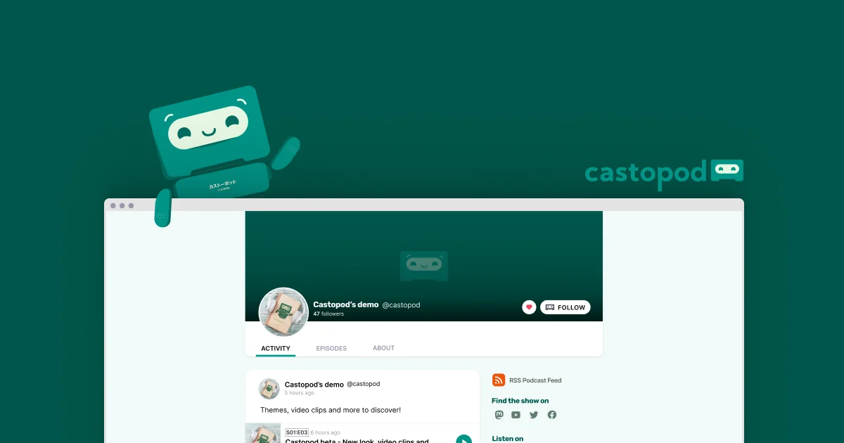 Preview of Castopod by Ad Aures | Your Free & Open-source Podcast Host