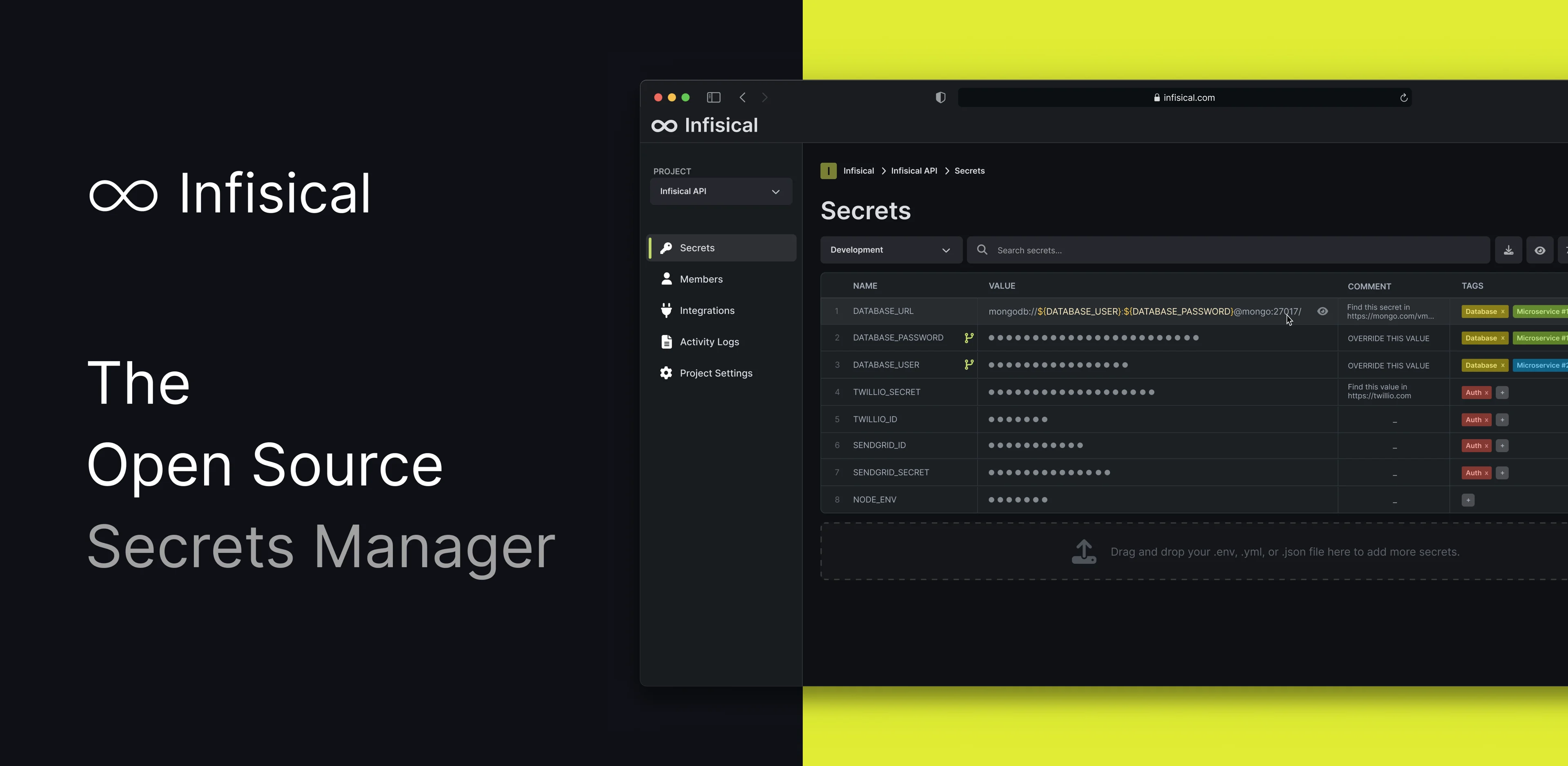Preview of Infisical | Secrets Management on Autopilot