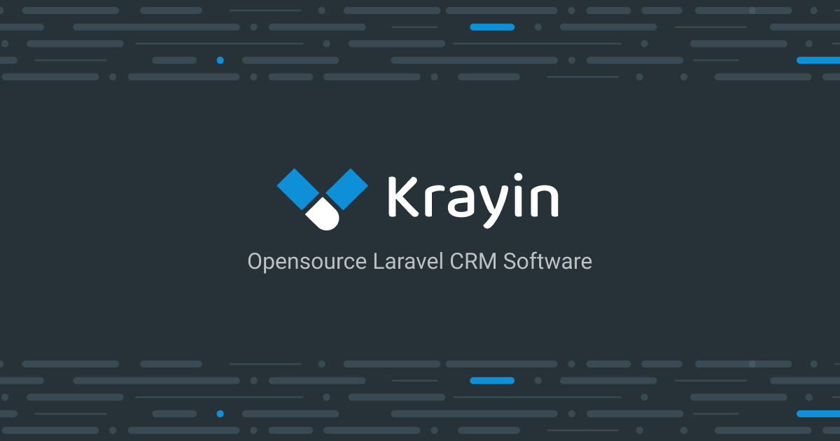 Preview of Free Open Source CRM Software | Laravel CRM - Krayin