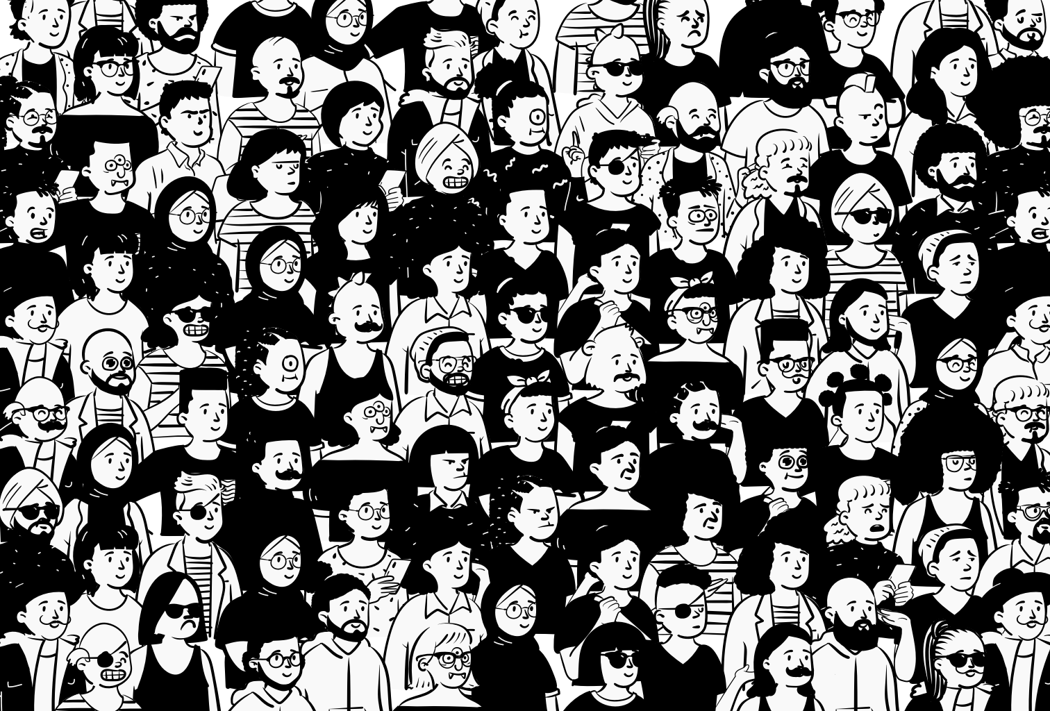 Preview of Open Peeps, Hand-Drawn Illustration Library