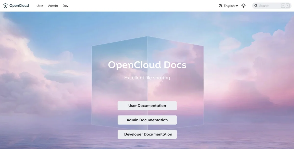 Preview of OpenCloud Docs