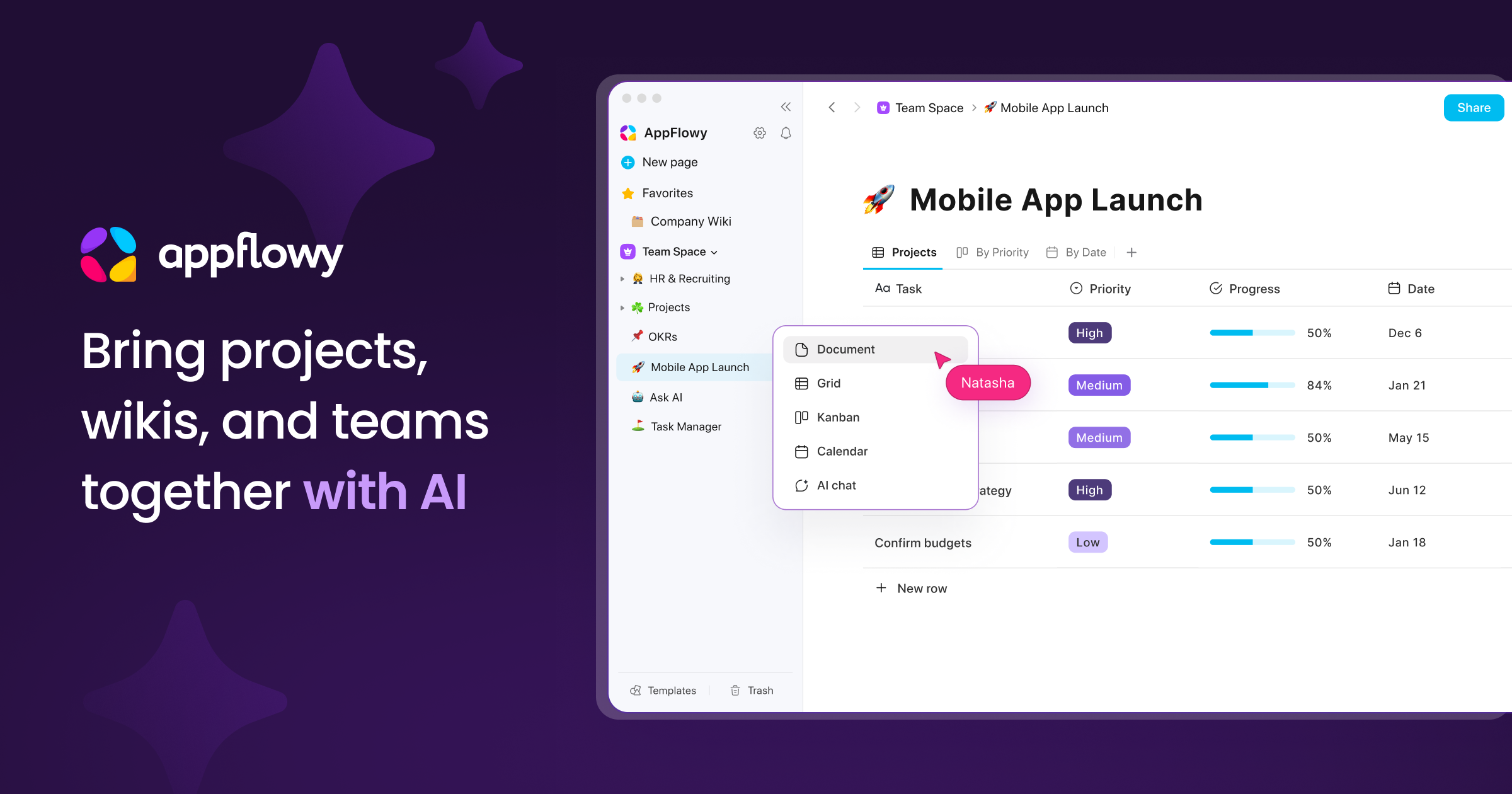 Preview of AppFlowy