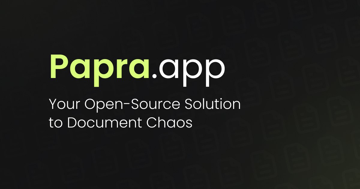 Preview of Papra - The document archiving platform