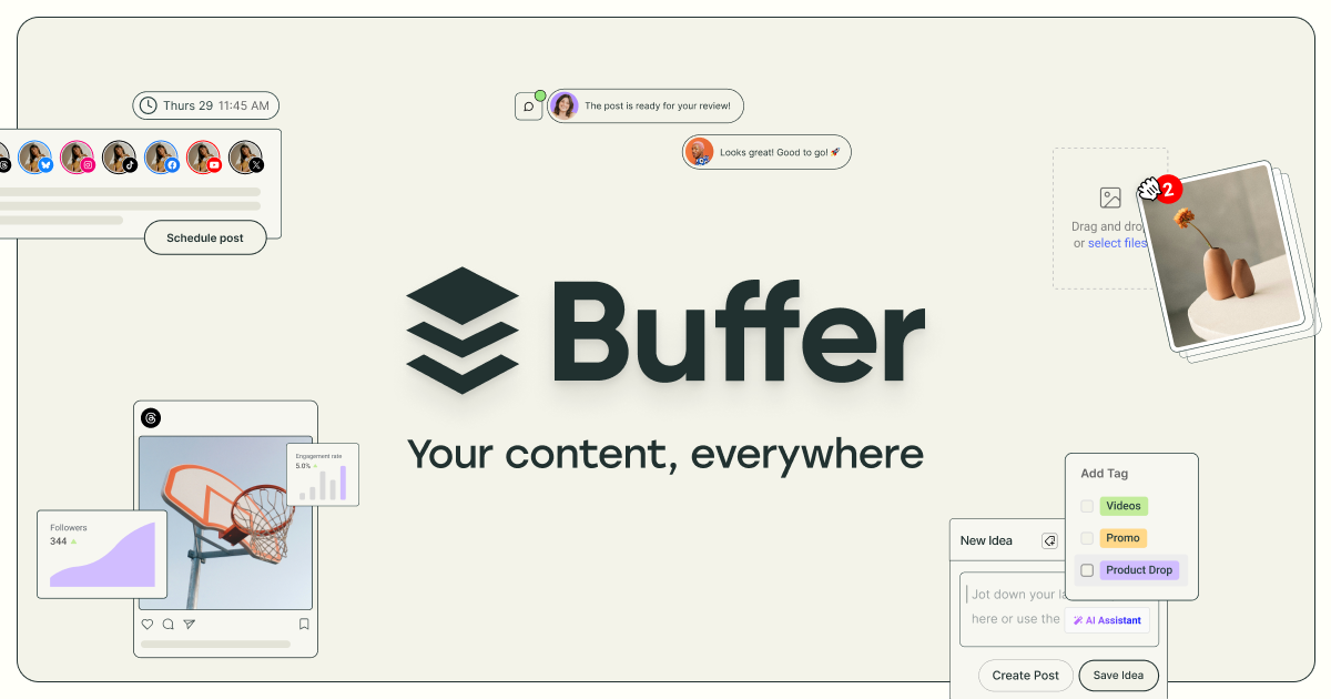 Preview of Buffer: Social media management for everyone