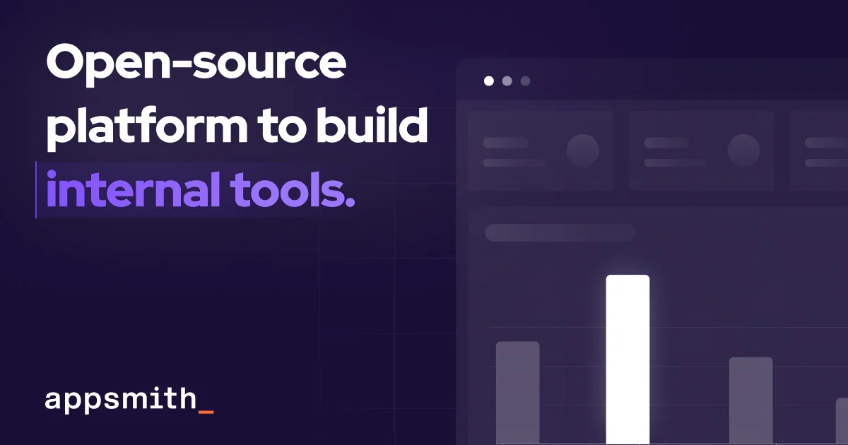 Preview of Appsmith | Open-Source Low-Code Application Platform
