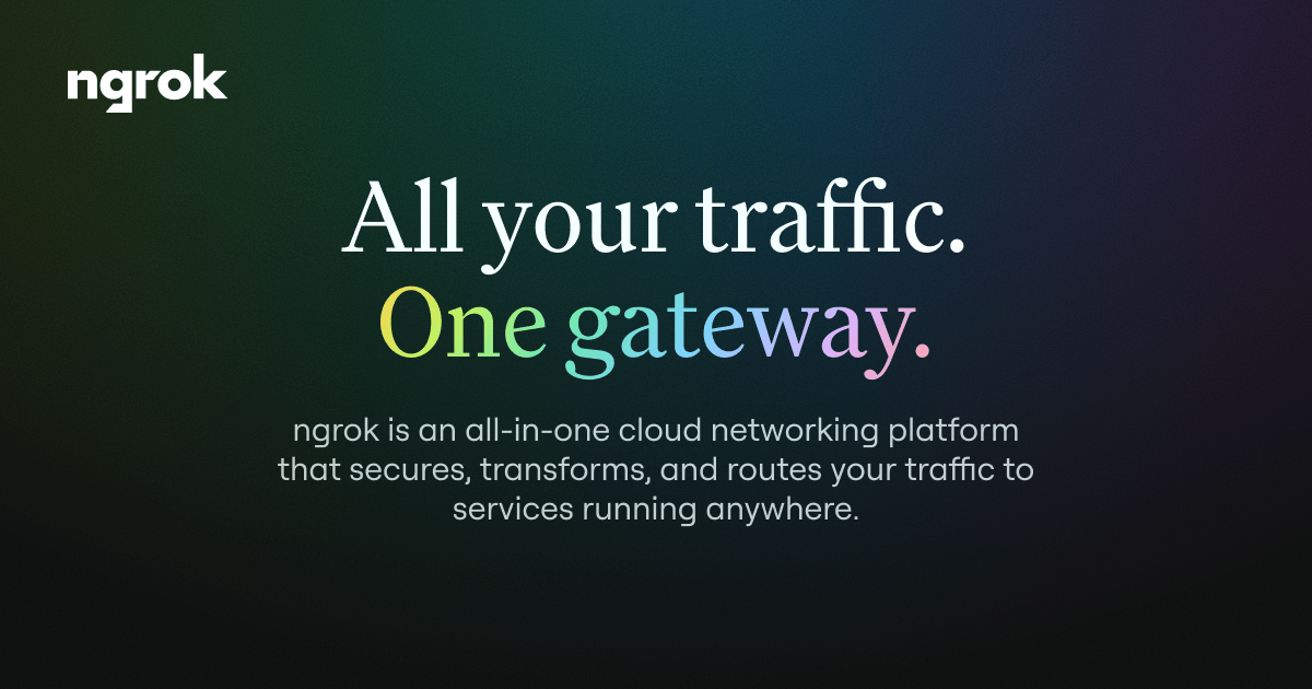 Preview of ngrok: AI & API Gateway | Secure Tunnels & Traffic