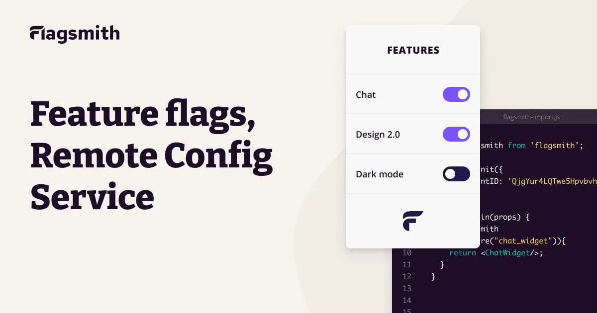 Preview of Flagsmith - Open Source Feature Flag Service